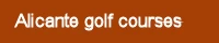 Alicante golf courses